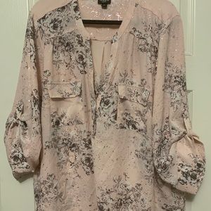 Torrid Harper Breast Cancer Awareness Blouse. Size 3 worn once